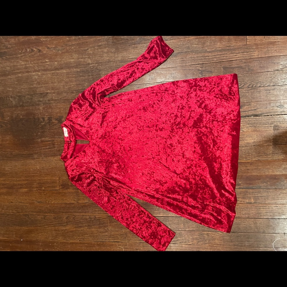 A red dress